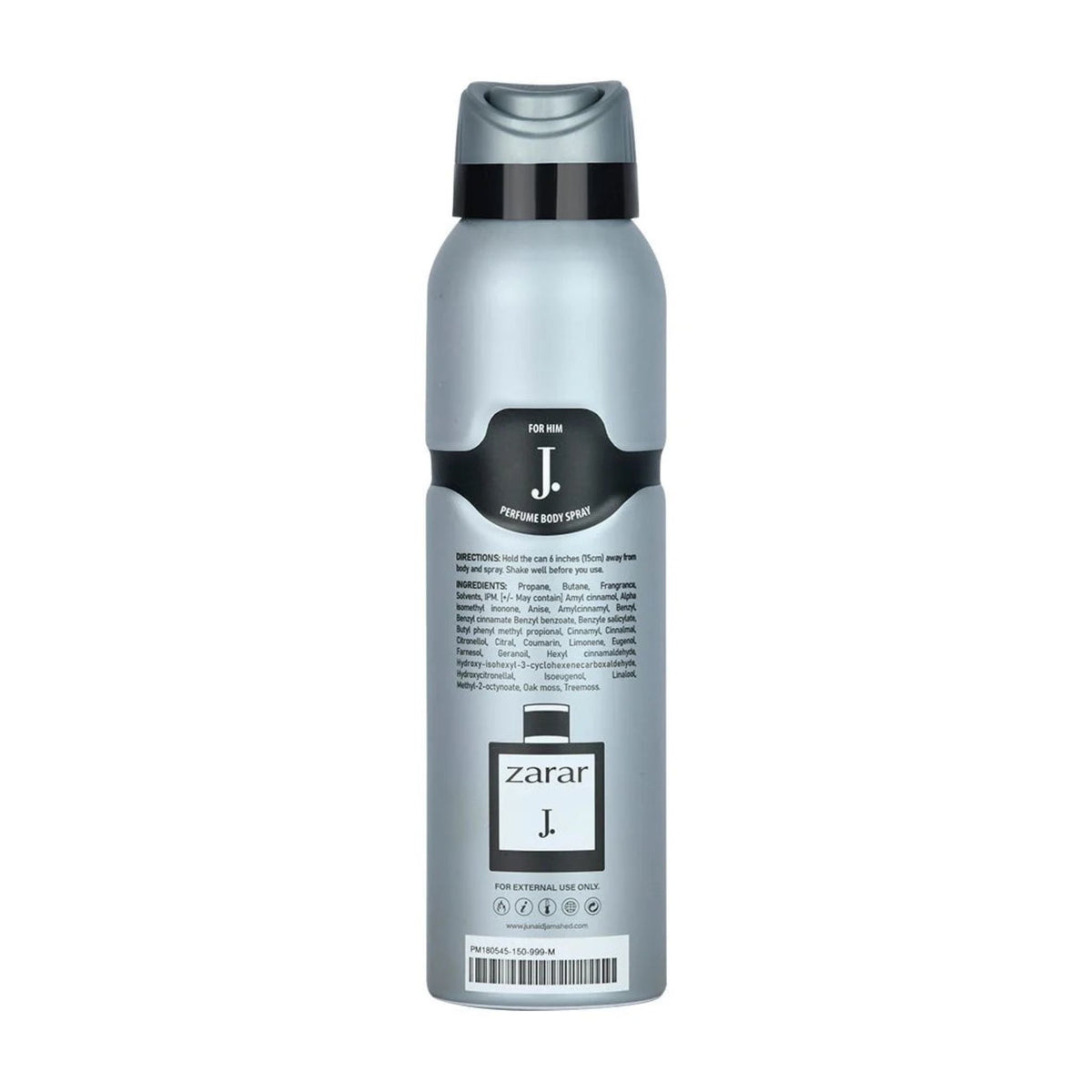 Zarar Pour Homme Perfume Body Spray