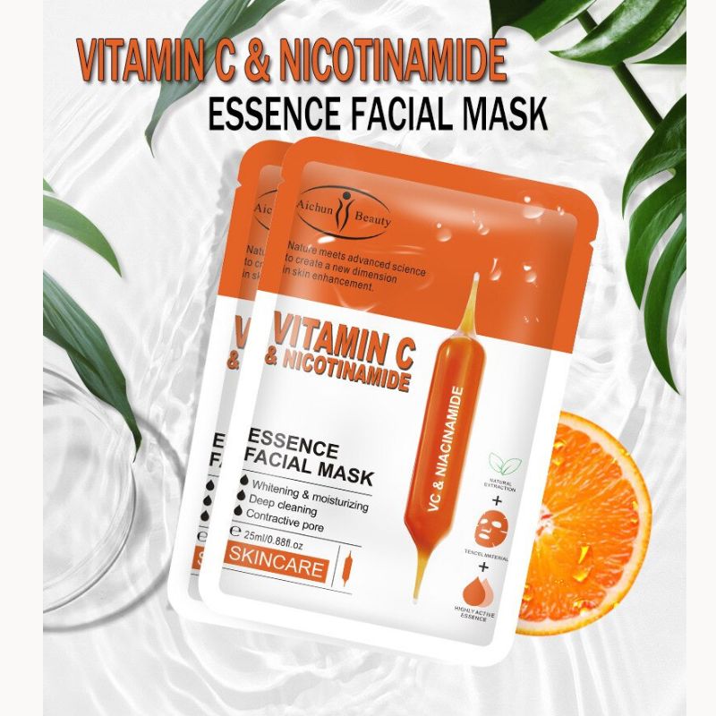 Aichun Beauty VC & Nicotinamide Face Mask Anti-aging Whitening
