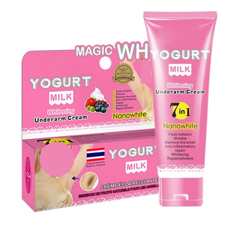 Aichun Beauty Yogurt Milk Underarm Whitening Cream 7-in-1 Nano white