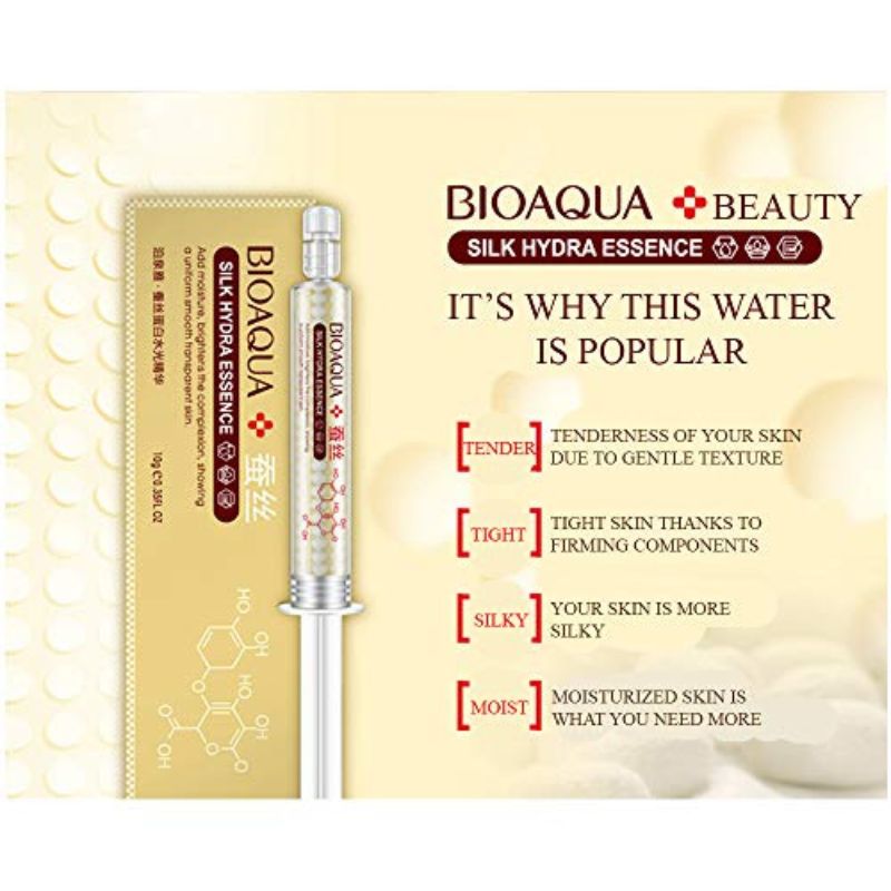 BIOAQUA Silk Protein Injection Serum Anti aging to Improve Skin's Elasticity