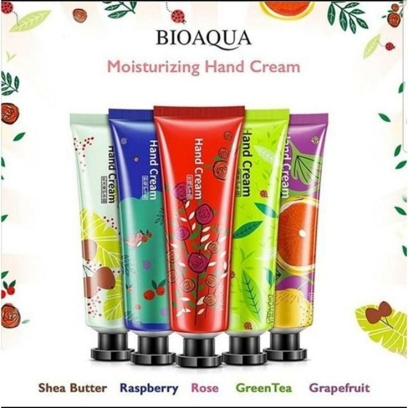 BIOAQUA Natural Moisturizing Hand Creams with Organic Plant Extracts