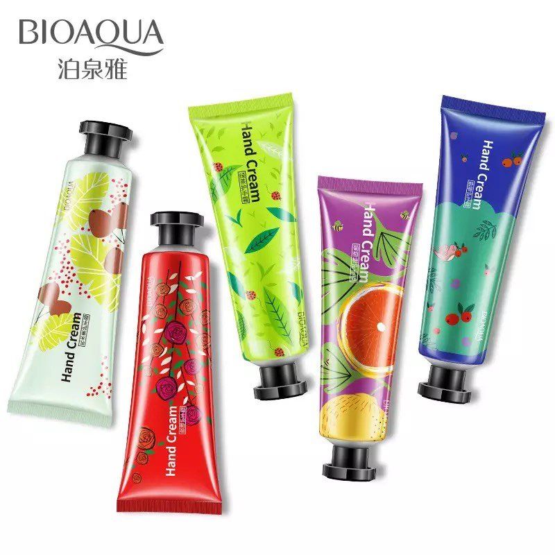 BIOAQUA Natural Moisturizing Hand Creams with Organic Plant Extracts