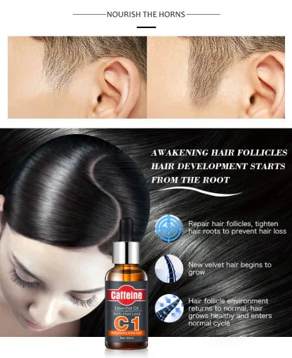 Caffeine C1 Anti Hair Loss Essential Oil For Men & Women