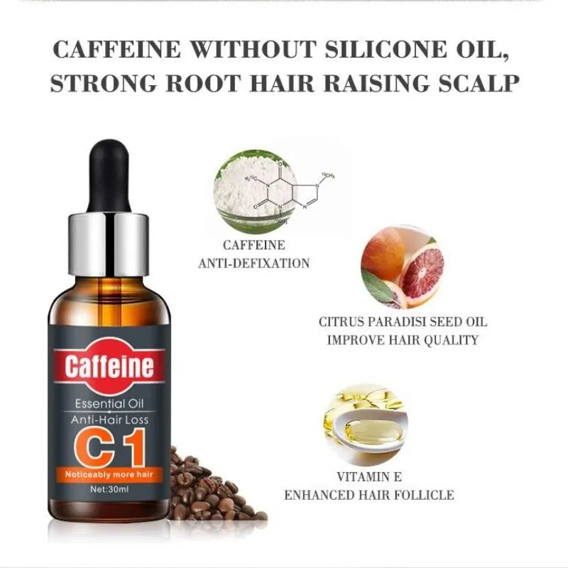 Caffeine C1 Anti Hair Loss Essential Oil For Men & Women