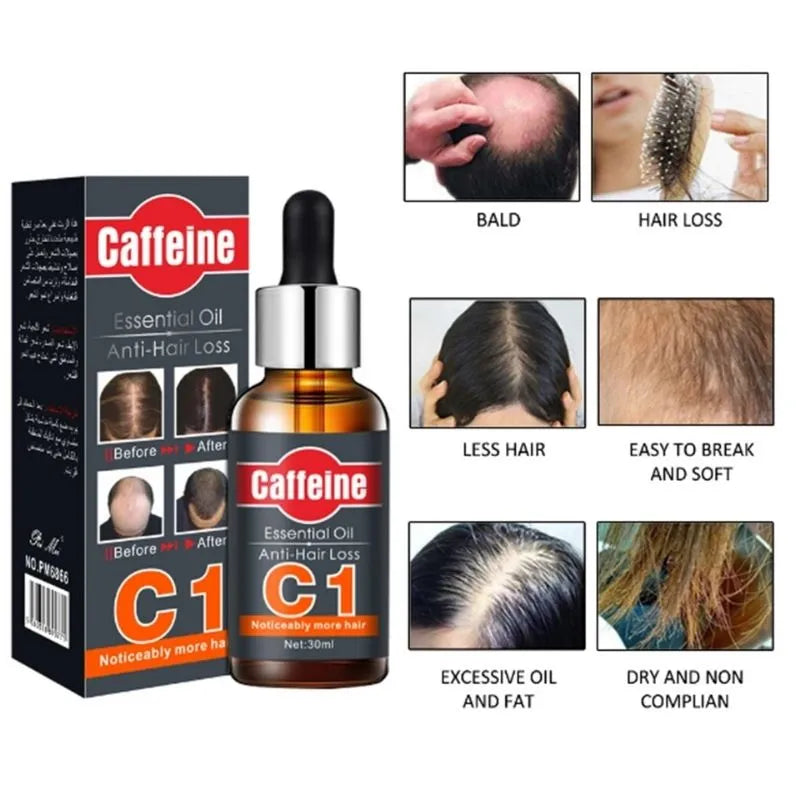 Caffeine C1 Anti Hair Loss Essential Oil For Men & Women