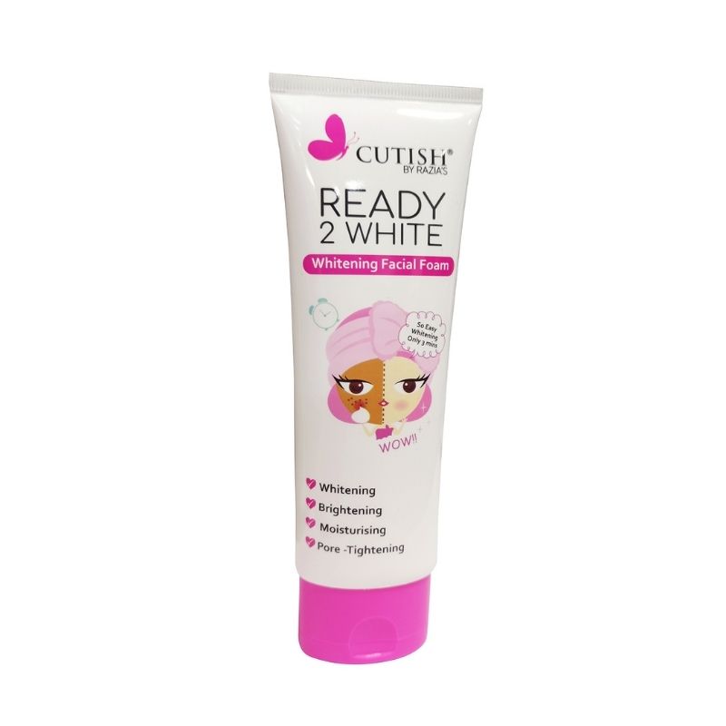 Cutish Ready 2 Whitening Facial Foam