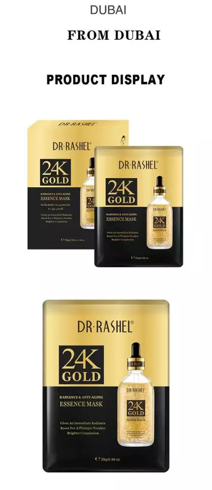 Dr Rashel 24k Gold Face Mask For Radiance & Anti Aging