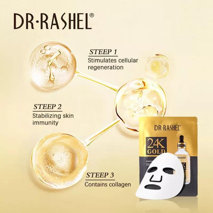 Dr Rashel 24k Gold Face Mask For Radiance & Anti Aging