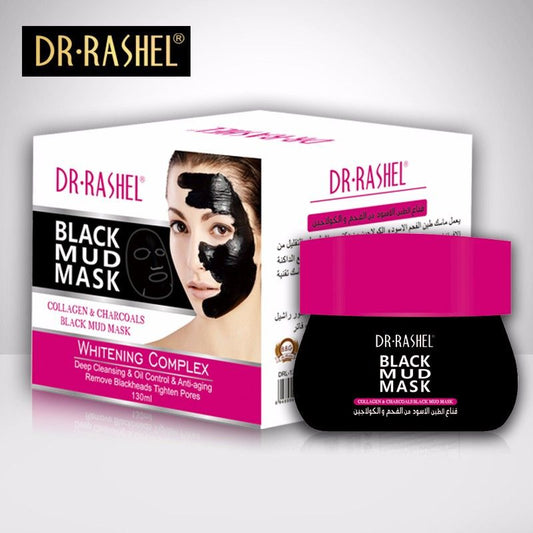 Dr Rashel Black Mud Mask with Collagen & Charcoal