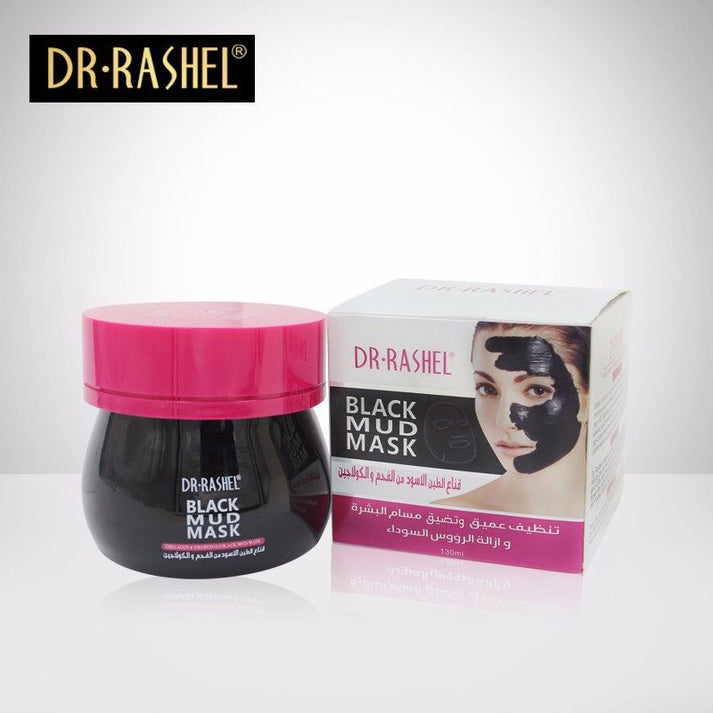 Dr Rashel Black Mud Mask with Collagen & Charcoal Posha.Pk
