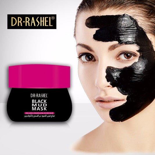 Dr Rashel Black Mud Mask with Collagen & Charcoal