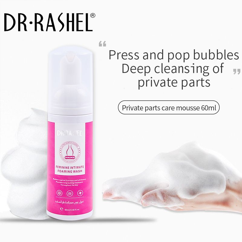 Dr Rashel Feminine Intimate Foaming Wash Ultra Gently Cleans PH-Balanced