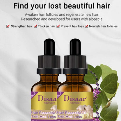 Disaar Anti Hair Loss Essential Oil No Longer Worry for Hair Loss