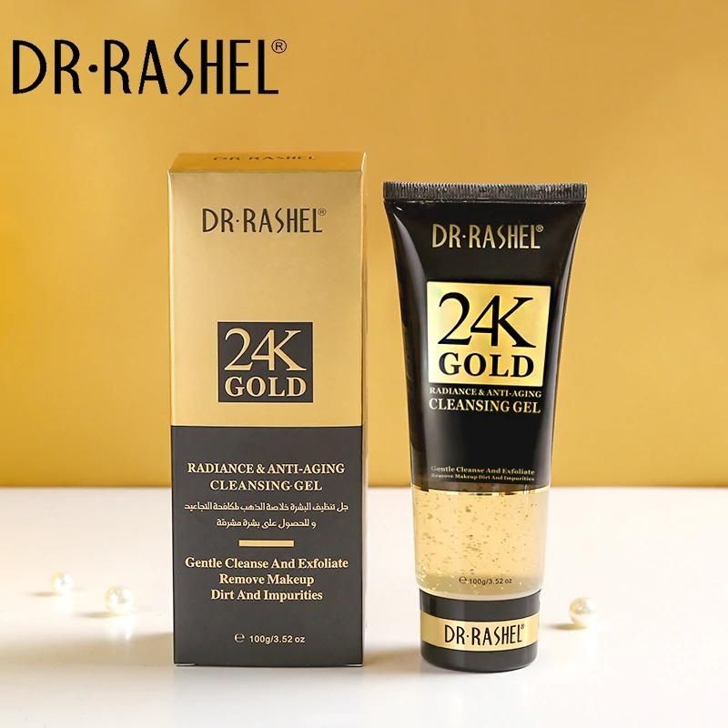 Dr Rashel 24K Gold Radiance &amp; Anti-Aging Cleansing Gel - NewChic.Pk