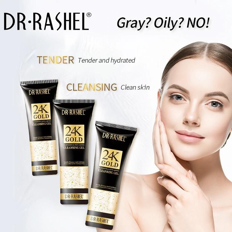 Dr Rashel 24K Gold Cleansing Gel Radiance and Anti Aging Facial Cleanser