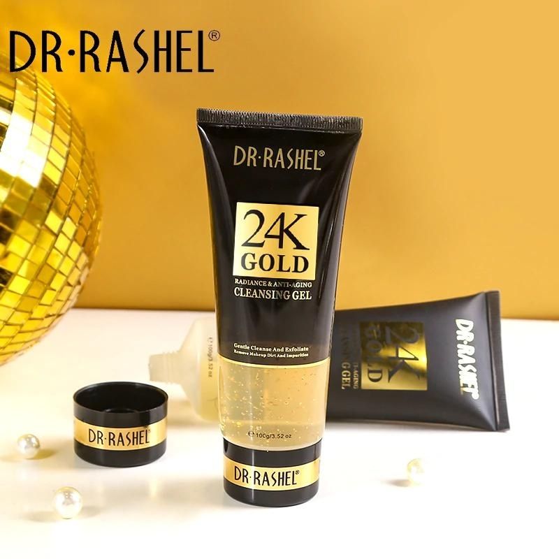 Dr Rashel 24K Gold Cleansing Gel Radiance and Anti Aging Facial Cleanser