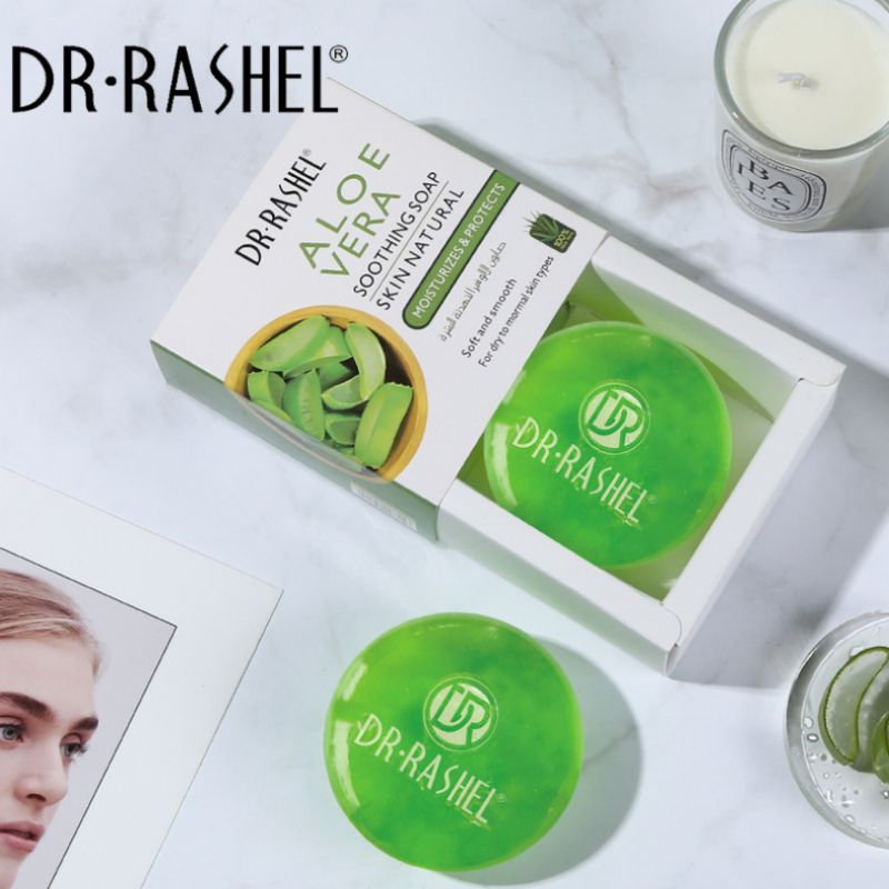 Dr Rashel Aloe Vera Soothing Soap Soft & Smooth For All Skin Types