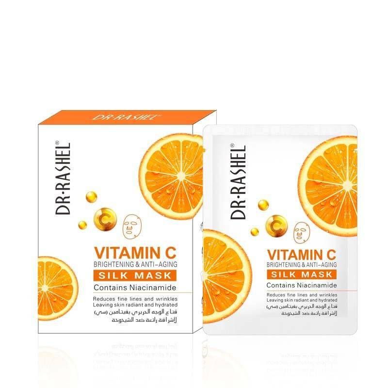 Dr Rashel VC Silk Mask Contains Niacinamide Brightening & Anti Aging