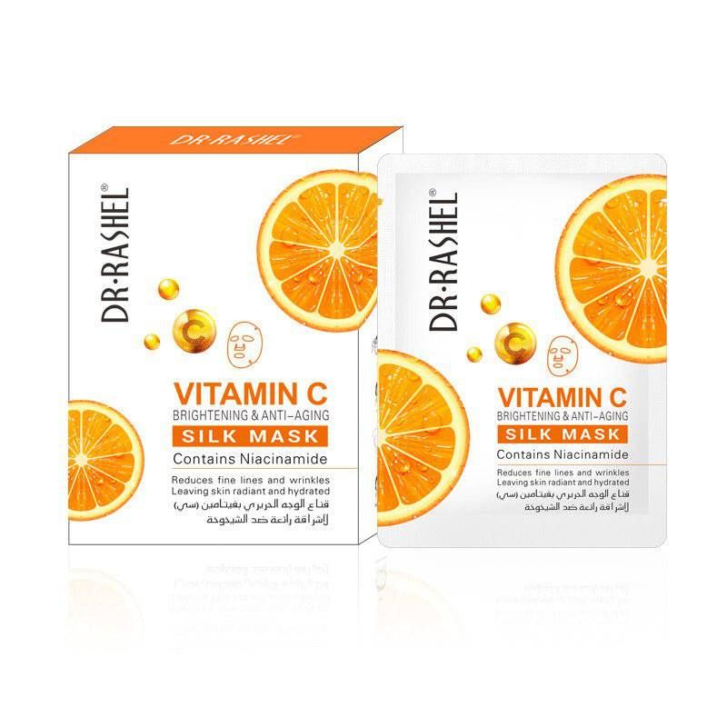 Dr Rashel VC Silk Mask Contains Niacinamide Brightening & Anti Aging