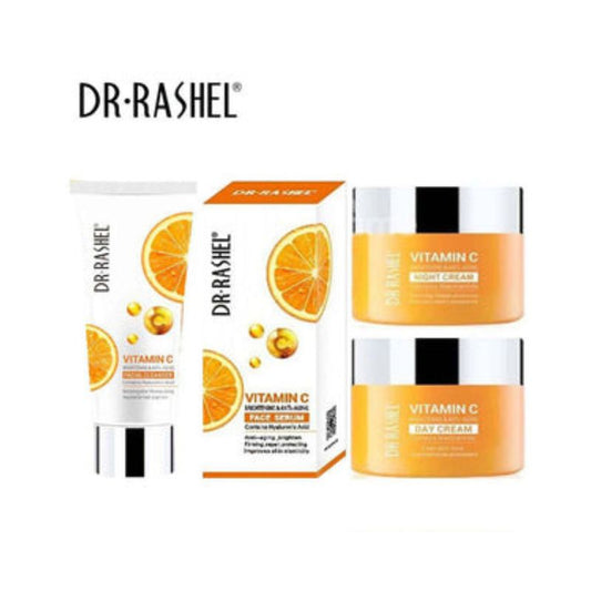 Dr Rashel Vitamin C Series Pack of 4 - Creams + Serum + Cleanser