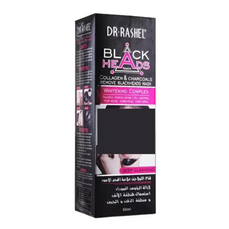 Dr Rashel Charcoal Black Mask with Collagen Peel Off Facial Mask