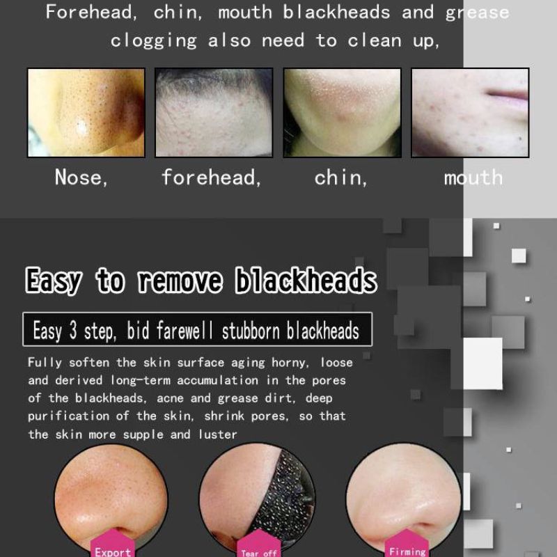 Dr Rashel Black Peel-Off Mask Collagen & Charcoals Remove Blackheads Mask 3 Steps