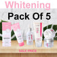 Dr Rashel Whitening Solution Pack of 5 with Whitening Face Wash