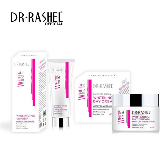 Dr Rashel Whitening Solution Pack of 2 - Day Cream + Facial Cleanser
