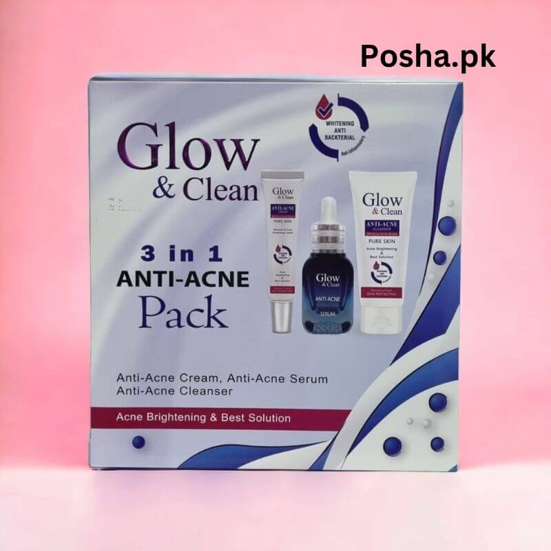 Glow and Clean Anti-Acne Pack 3-in-1