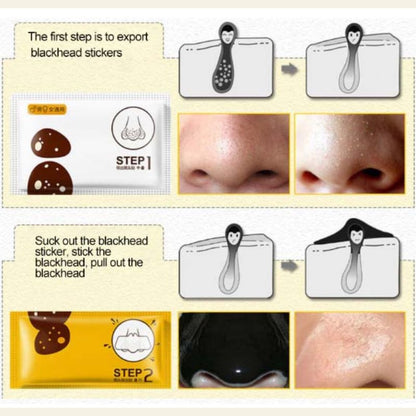 HCHANA Volcanic Mud Blackhead Remover 3-Step Nose Patch