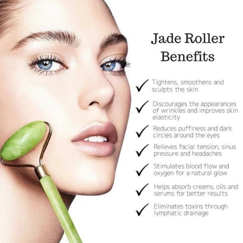 Jade Roller for Face & Neck Massage