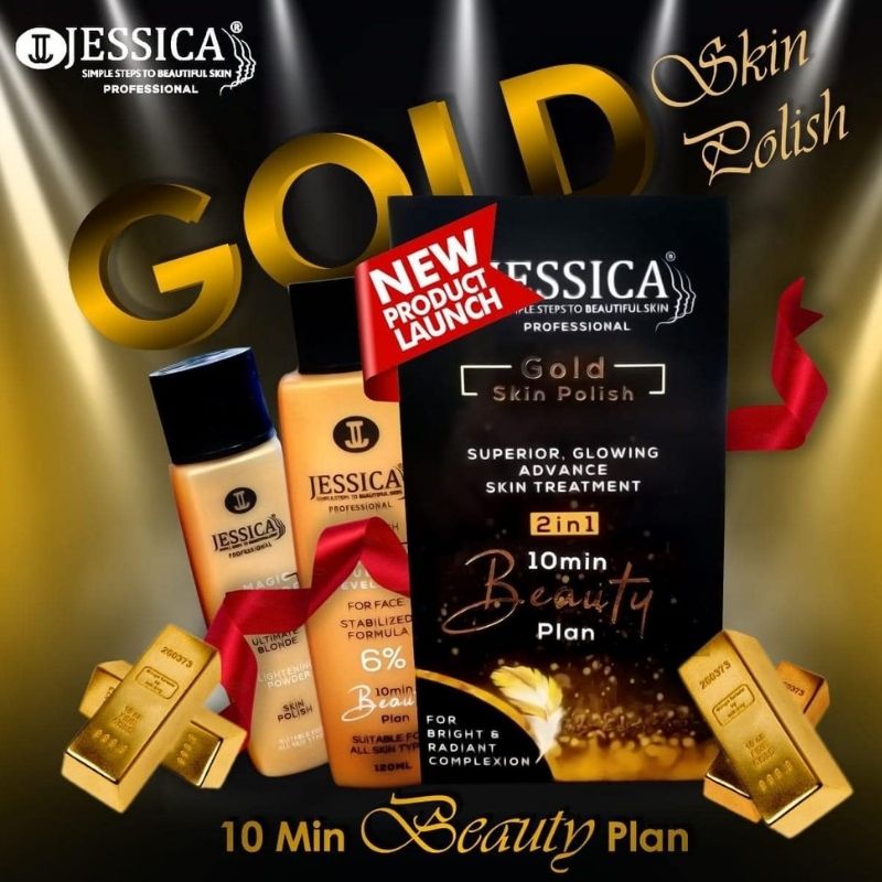 Jessica Gold Skin Polish 10 Minutes Beauty Plan