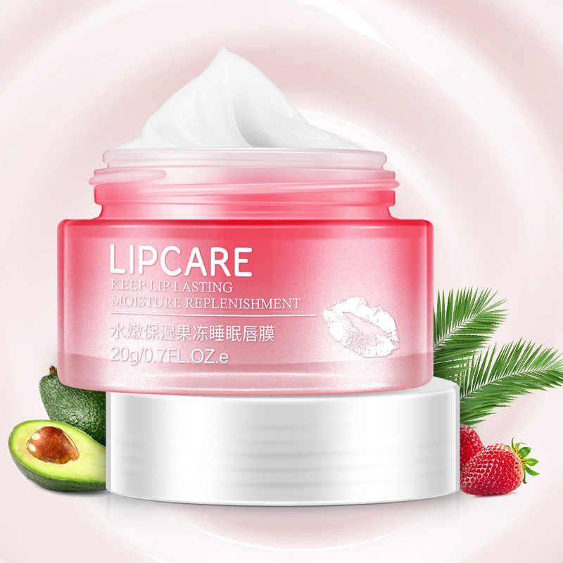 BIOAQUA Natural Lip Sleeping Mask to Soothe Dry Cracked Lips