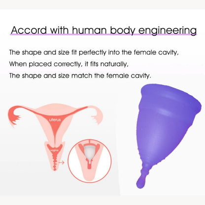 Menstrual Cup for Women Comfortable, Leak-Proof & Eco-Friendly