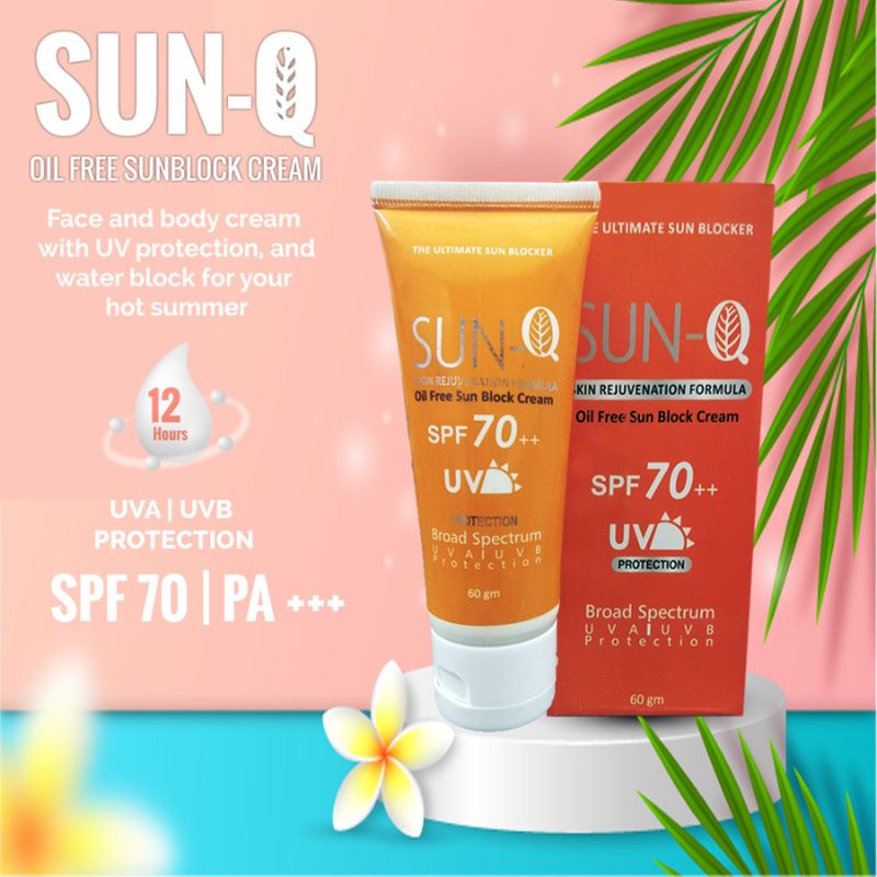 Sun Q - Oil Free Sunblock Cream SPF 70++