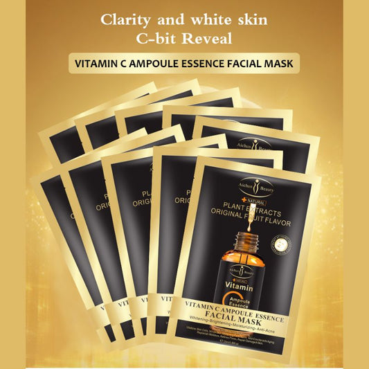 Aichun Beauty Vitamin C Ampoule Essence Facial Mask Perfect for Dry Skin