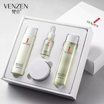 VENZEN 4 In 1 Anti Freckle Skin Car Face Cream , Serum , Toner & Lotion Gift Box - FZ55748