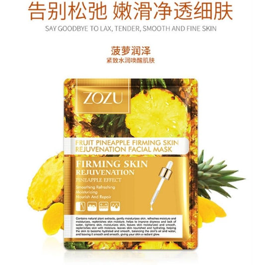 ZOZU Pineapple Fruit Sheet Mask Anti-Aging Oil-Control & Skin Rejuvenation Facial Mask - ZOZU18319